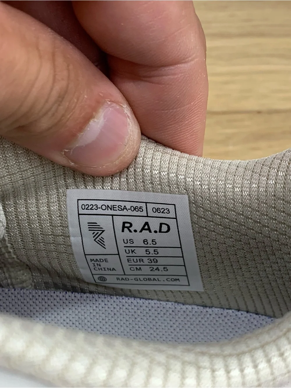 *NEW* R.A.D Rad One Men’s Size 6.5/Women’s 8 Beige Gum Gym CrossFit Shoes